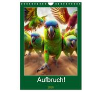 Aufbruch! (Wandkalender 2026 DIN A4 hoch), CALVENDO Monatskalender: Ein aufregender Tierkalender, erleben Sie die faszinierende Welt der Tierrennen in ... Nashörnern bis zu galoppierenden Elefanten!