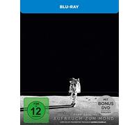 Partenza Per La Luna Con Ryan Gosling Steelbook Blu Ray + Bonus DVD Nuovo