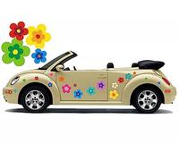 aufgeklebt.de Adesivi Fiore Hippie, di Adesivi Auto - Multi colorato Misto - Hippie 039 (36)