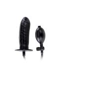 aufpumpb arer Dildo nero, pene gonfiabile Ø 4,5 cm lunghezza 16,5 cm
