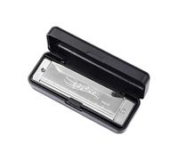 Aufquwk Armonica per principianti | Arpa per armonica a bocca | Blue Harmonica Giocattoli in età prescolare con 10 fori 20 toni per l'insegnamento della prima infanzia, bambini, principianti