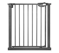 Aufun Griglia di protezione per scale, senza foratura, 95-105 cm, per bambini, con apertura a 2 vie, espandibile con prolunga separata, colore: nero