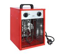 Aufun Termoventilatore Elettrico 3KW 220V - Apparecchio Elettrico Industriale Professionale con 4 Livelli di Riscaldamento, Protezione da Sovraccarico, Ideale per Uso Interno ed Esterno (3KW)