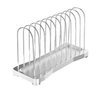 Aufzeichnungshalter, Metal Rack, 10-Slot Modern Display Solution Tabletop Organizer für Zeitunnotizenbücher Bücher Dokument
