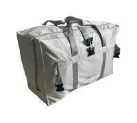 Augbunny Borsone da viaggio Oxford extra large con custodia per trolley, borsa multiuso riutilizzabile e pieghevole, organizer per armadio, Grigio, M, Bagaglio a mano