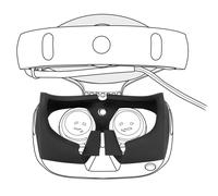 Augen-Einsatz Maschera Facciale Copertura Face Cover per Sony Ps VR Occhiali Set