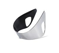 AUGEN Occhiali da sole con visiera futuristica oversize per uomini e donne, paralumi monopezzo, occhiali Y2K Cyberpunk Techno Fashion Eyewear | Orecchio punk appeso per feste, streetwear e all'aperto