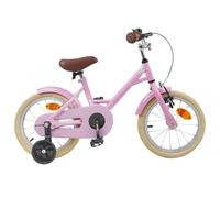 Augerlite Bicicletta per bambini da 2 a 4 anni, in acciaio, con parafango, campanello, supporto, riflettori e freno per una mobilità sicura e una guida confortevole al parco o nella vita di tutti i