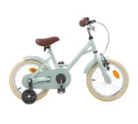 Augerlite Bicicletta per bambini da 2 a 4 anni, in acciaio, con parafango, campanello, supporto, riflettori e freno per una mobilità sicura e una guida confortevole al parco o nella vita di tutti i