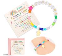 Augesak Regalo per l'iscrizione a scuola per ragazze, braccialetti per l'iscrizione a scuola per ragazze, regalo per principianti E