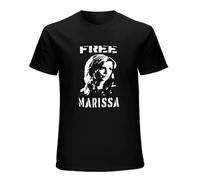 AUGFINDADREAM Men's Free Marissa Anime Clothes Quick Drying Shirt Short Man Clothes Mens Pack Teenagers Black T-Shirts Black L