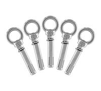 Augiimor 5PCS M6 x 60mm Anello di sollevamento Espansione Bullone Bullone Bullone, 304 Acciaio Inox Parete Calcestruzzo Brick Anchor Bolt