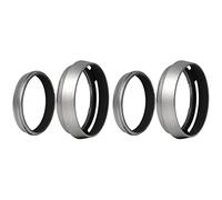 Augnongly 2 x Anello adattatore filtro + parasole in alluminio per FinePix X100 Sostituire LH-X100 LF91