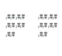 Augnongly 20 Pezzi Serie Portatili Microfono Altoparlante Riagganciare Clip per CB CM300 GTX800 HLN9073 GM360 Radio