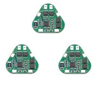 Augnongly 3X Scheda di Protezione della Batteria al Litio 3S 12V 18650 11,1V 12,6V Sovraccarico di Sovraccarico Proteggi 8A Batteria agli di Litio BMS Un 3 Celle
