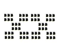 Augnongly Manicotti Per Nel Fibra di Carbonio Un 18 Pin Per Giochi Per Dispositivi Mobili PUBG Schermo Manicotti Per Neri E Gialli (120 Pezzi)