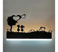 Augrous 12W LED Lampada da Parete Acrilico Su Giù Moderno cartone animato Design Lampada a muro candeliere Camera da letto Soggiorno Decorazione Leggero