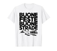 Auguri di Natale in Camper tra Le Montagne Maglietta