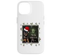 Auguri per le vacanze di The Season To Be Jolly Cute Pup Custodia per iPhone 14