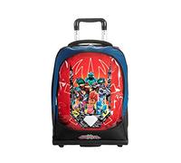 Auguri Preziosi Gormiti Zaino Scuola Elementare Bimbo, Zaino Trolley con Effetti Luminosi, Schienale e Spallacci Imbottiti, Carrello con Ruote Rinforzate, Giochi Preziosi