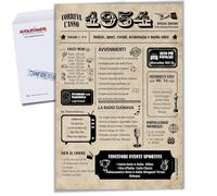 Auguriando Biglietto Auguri Compleanno 70 anni Idee Regali Uomo Donna Originali Max Biglietti Idea Regalo settantenne Gadget Scherzi Divertenti (1954)