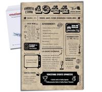 Auguriando Biglietto Auguri Compleanno 80 anni Idee Regali Uomo Donna Originali Max Biglietti Idea Regalo ottantenne Gadget Scherzi Divertenti Anno (1944)