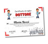 Auguriando Biglietto Auguri Laurea idea Regalo Laureata simpatico Gadget Laureato per la festa della dottoressa dottore biglietti auguri umoristici grandi formato in italiano (Dottore)