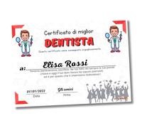 Auguriando Biglietto Auguri Laurea idea Regalo Laureata simpatico Gadget Laureato per la festa della dottoressa dottore biglietti auguri umoristici grandi formato in italiano (Dentista Donna)