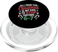 Auguro di Natale è che i miei figli smettano di dire 6-7 PopSockets PopGrip per MagSafe