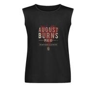 August Burns Red - Hearts Filled Men's Vests Tank Tops O-Neck 100% Cotton Undershirts Unisex Sleeveless T-Shirt L
