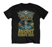 August Burns Red - T-Shirt # S Black Unisex # Dove Anchor