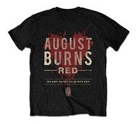 August Burns Red - T-Shirt # S Black Unisex # Hearts Filled