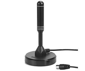 August DTA240B Antenna TV portatile con base magnetica e alto guadagno