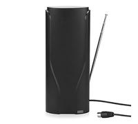 August DTA600 Antenna TV Interna Esterna per Digitale, Antenna HDTV Portatile per VHF UHF DVB-T/T2, Alto Guadagno, Telescopica, 5M Cavo Coassiale Antenna TV per Casa, Roulotte, Camper, Camion