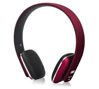 August EP636 Cuffie wireless on-ear Bluetooth 5.3 con NFC e microfono | Chiamate vivavoce, suono stereo con cancellazione rumore, archetto regolabile, 15h autonomia, leggero, USB-C - Rosso
