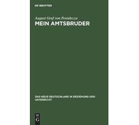 August Graf Von Pestalozza Mein Amtsbruder (Copertina rigida)
