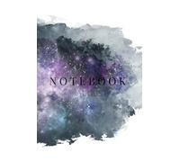 August Lined Notebook: Galaxy Night Sky Minimalist Journal for Notes, Plans & To-Do Lists