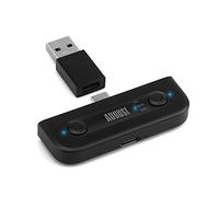 August MR410 Adattatore Audio Bluetooth 5.0 USB C, Trasmettitore Bluetooth Wireless Compatibile con Nintendo Switch & Lite/PC, con Adattatore USB 3.0 a USB C, aptX-LL, Plug & Play