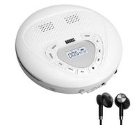 August SE10 Lettore CD portatile ricaricabile con cuffie e anti-shock