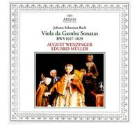 August Wenzinger - J. S. Bach: 3 Sonatas for Viola d