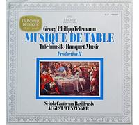 August Wenzinger & Schola Cantorum Basiliensis - Telemann: Musique de Table / Tafelmusik - Production II [Vinyl Doppel-LP] [Schallplatte]