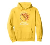August Woman: Fuoco e Magia Regalo di Compleanno Felpa con Cappuccio, Unisex per Adulti, Limone, L