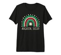 Augusta Sicilia, Italia Bel Arcobaleno Design Maglietta Premium