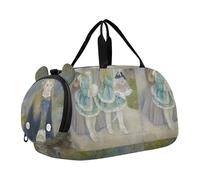 Auguste Renoir - Borsone da viaggio per ragazze con disegno di pianoforte, borsone da viaggio per bambini, borsone da palestra per bambini, Auguste Renoir pittura a olio, classico