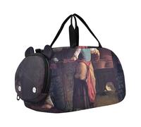 Auguste Renoir - Borsone da viaggio per ragazze con disegno di pianoforte, borsone da viaggio per bambini, borsone da palestra per bambini, Stampe Francois Millet Baker, classico