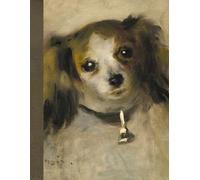 Auguste Renoir Notebook: "Head of a Dog" 1870: 8.5x11 Ruled Journal | 120 pages | Art history, Dogs, Cute