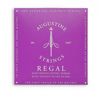 Augustine 650537 Corde per Chitarra Classica, Etichetta Regals, Set Cantini Precision-Round Extra High Tensione, Corde Basse High Tensione, Muta Blu