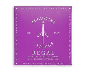 Augustine 650537 Corde per Chitarra Classica, Etichetta Regals, Set Cantini Precision-Round Extra High Tensione, Corde Basse High Tensione, Muta Blu