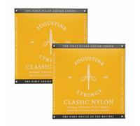 Augustine Corde Classic Gold - Corde per chitarra classica, tensione media, corde originali in nylon, 2 set
