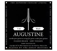 Augustine Corde classiche per chitarra in nylon nero, bassa tensione